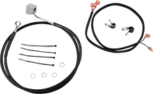 Load image into Gallery viewer, Brake Line - Rear - Black DragSpecialties 640220-BLK - Main Product View