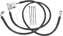 Load image into Gallery viewer, Brake Line - Rear - Black DragSpecialties 640221-BLK - Side View