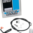 Load image into Gallery viewer, Brake Line - Rear - Black DragSpecialties 640222-BLK - Main Product View