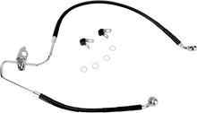 Load image into Gallery viewer, Brake Line - Rear - Black DragSpecialties 640229-BLK - Main Product View