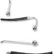 Load image into Gallery viewer, Brake Line - Rear - Black DragSpecialties 640231-BLK - Side View