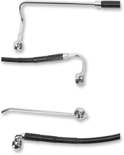 Load image into Gallery viewer, Brake Line - Rear - Black DragSpecialties 640231-BLK - Side View