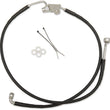 Load image into Gallery viewer, Brake Line - Rear - Black DragSpecialties 640240B - Main Product View