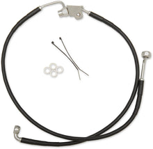 Load image into Gallery viewer, Brake Line - Rear - Black DragSpecialties 640240B - Main Product View