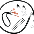 Load image into Gallery viewer, Brake Line - Rear - Black DragSpecialties 640320-BLK - Main Product View