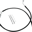 Load image into Gallery viewer, Brake Line - Rear - Black DragSpecialties 660320-BLK - Main Product View