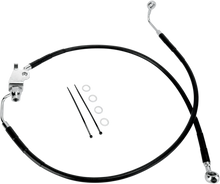 Load image into Gallery viewer, Brake Line - Rear - Black DragSpecialties 660320-BLK - Main Product View