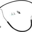 Load image into Gallery viewer, Brake Line - Rear - Black DragSpecialties 680225-BLK - Main Product View