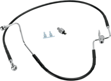 Load image into Gallery viewer, Brake Line - Rear - Black DragSpecialties 680225-BLK - Main Product View