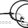 Load image into Gallery viewer, Brake Line - Rear - Master Cylinder to ABS - Black DragSpecialties 618598-BLK - Main Product View