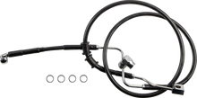 Load image into Gallery viewer, Brake Line - Rear - Master Cylinder to ABS - Black DragSpecialties 618598-BLK - Main Product View