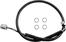 Load image into Gallery viewer, Brake Line - Rear - Master Cylinder to ABS - Black DragSpecialties 618599-BLK - Main Product View