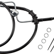 Load image into Gallery viewer, Brake Line - Rear - Master Cylinder to ABS - Black DragSpecialties 618602-BLK - Main Product View