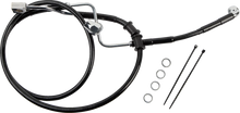 Load image into Gallery viewer, Brake Line - Rear - Master Cylinder to ABS - Black DragSpecialties 618602-BLK - Main Product View