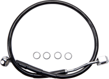 Load image into Gallery viewer, Brake Line - Rear - Master Cylinder to ABS - Black DragSpecialties 618603-BLK - Main Product View