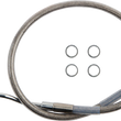 Load image into Gallery viewer, Brake Line - Rear - Master Cylinder to ABS - Stainless Steel DragSpecialties 618599 - Main Product View