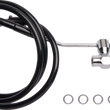 Load image into Gallery viewer, Brake Line - Rear - Non-ABS - Black DragSpecialties 6141900-BLK - Main Product View