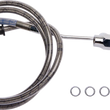 Load image into Gallery viewer, Brake Line - Rear - Non-ABS - Stainless Steel DragSpecialties 6141900 - Main Product View