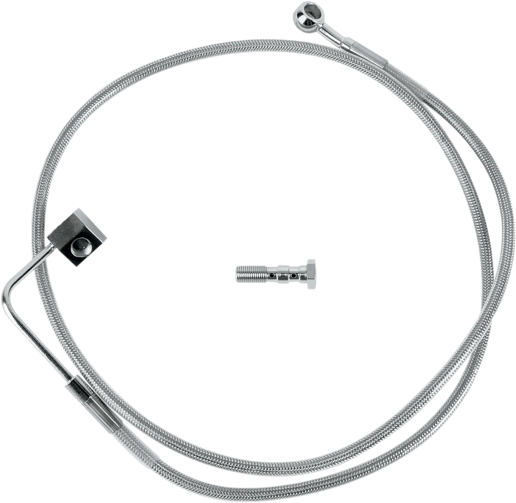 Brake Line - Rear - Stainless Steel DragSpecialties 640220 - Main Product View