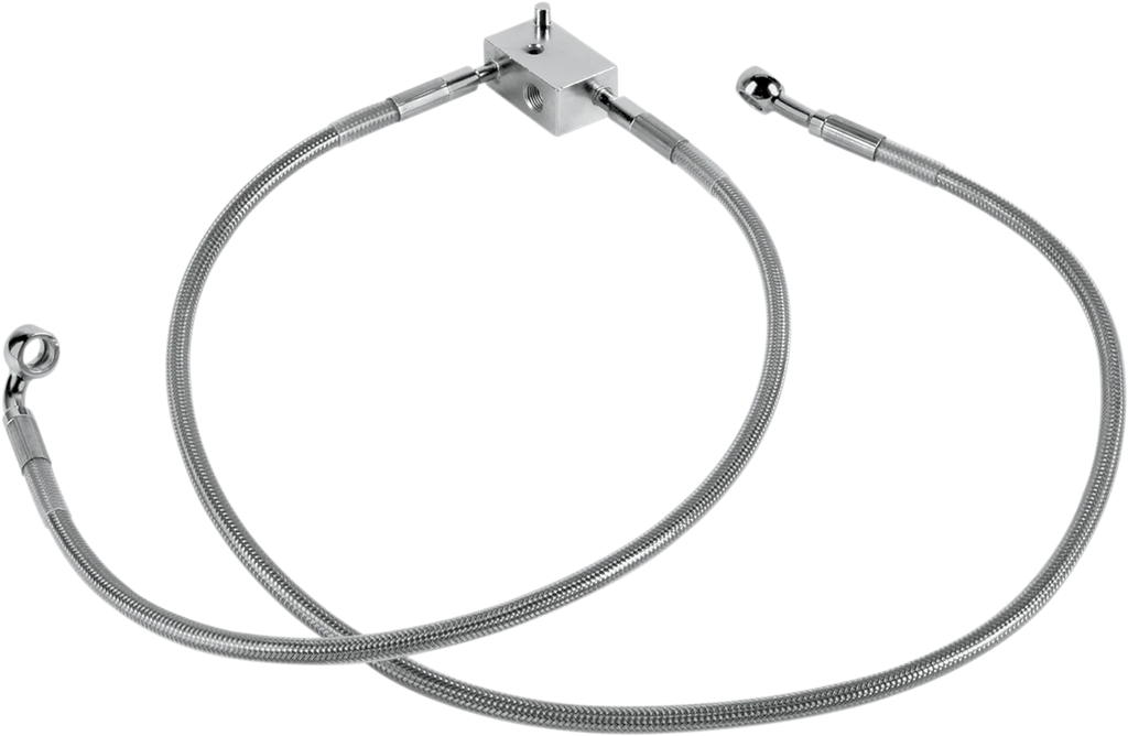 Brake Line - Rear - Stainless Steel DragSpecialties 640221 - Main Product View