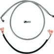 Load image into Gallery viewer, Brake Line - Rear - Stainless Steel DragSpecialties 640222 - Main Product View