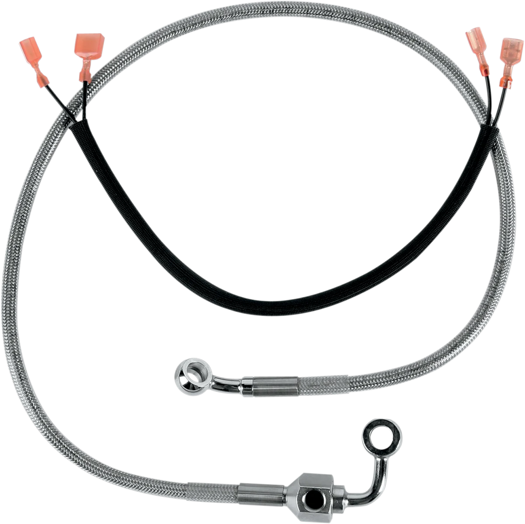 Brake Line - Rear - Stainless Steel DragSpecialties 640320 - Main Product View