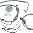 Load image into Gallery viewer, Brake Line - Rear - Stainless Steel DragSpecialties 660111 - Side View