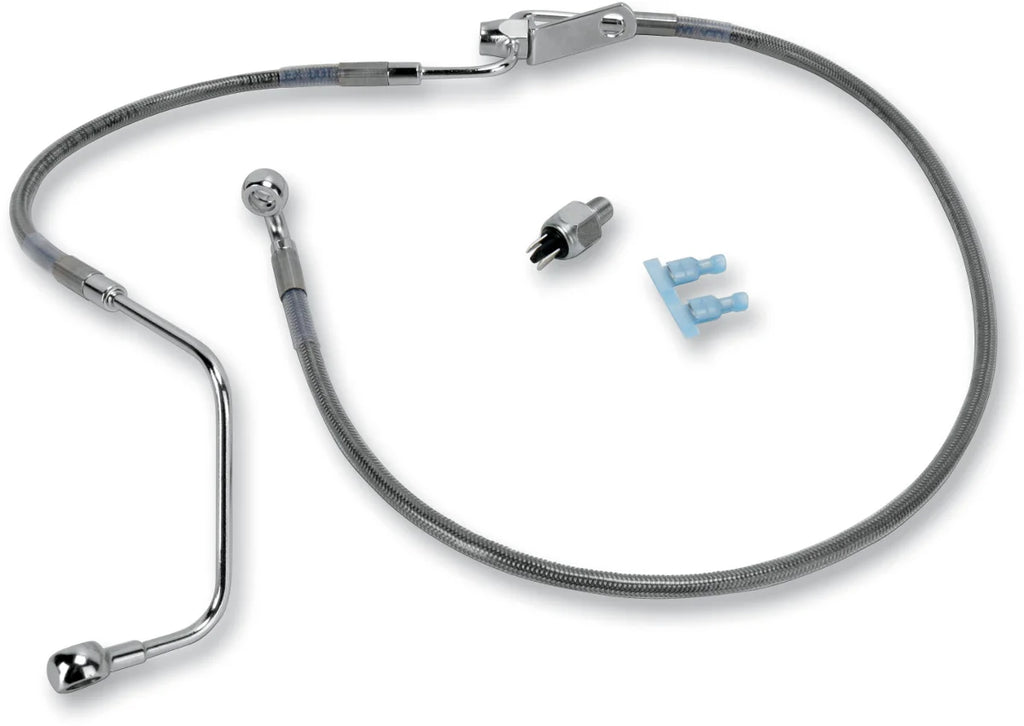 Brake Line - Rear - Stainless Steel DragSpecialties 680225 - Main Product View