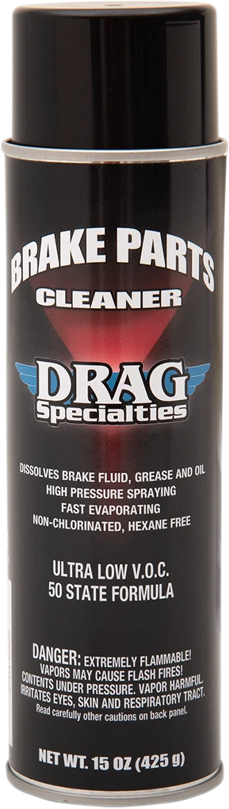 Brake Parts Cleaner - 15 oz. net wt. - Aerosol DragSpecialties DABPC241215 - Side View