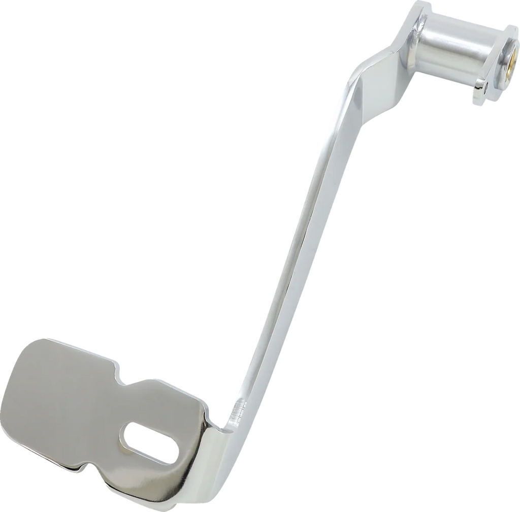 Brake Pedal - 9-5/8" - Chrome DragSpecialties 35-0146NU - Side View