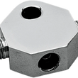 Load image into Gallery viewer, Brake Tee - 3/8-24 Inverted Flare DragSpecialties 304007-HC3 - Main Product View