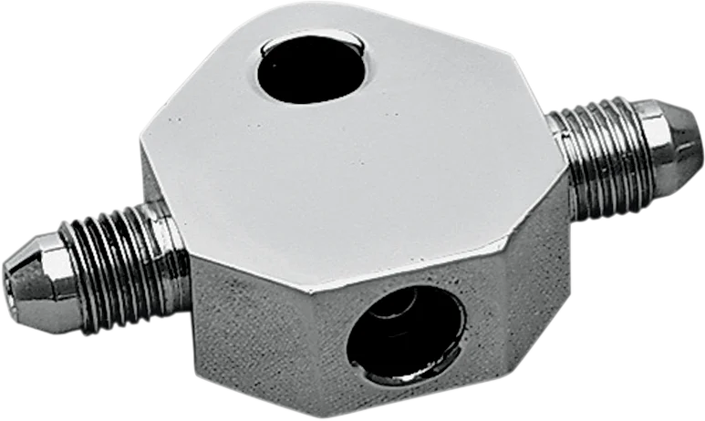Brake Tee - 3/8-24 Inverted Flare DragSpecialties 304007-HC3 - Main Product View
