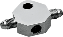 Load image into Gallery viewer, Brake Tee - 3/8-24 Inverted Flare DragSpecialties 304007-HC3 - Main Product View