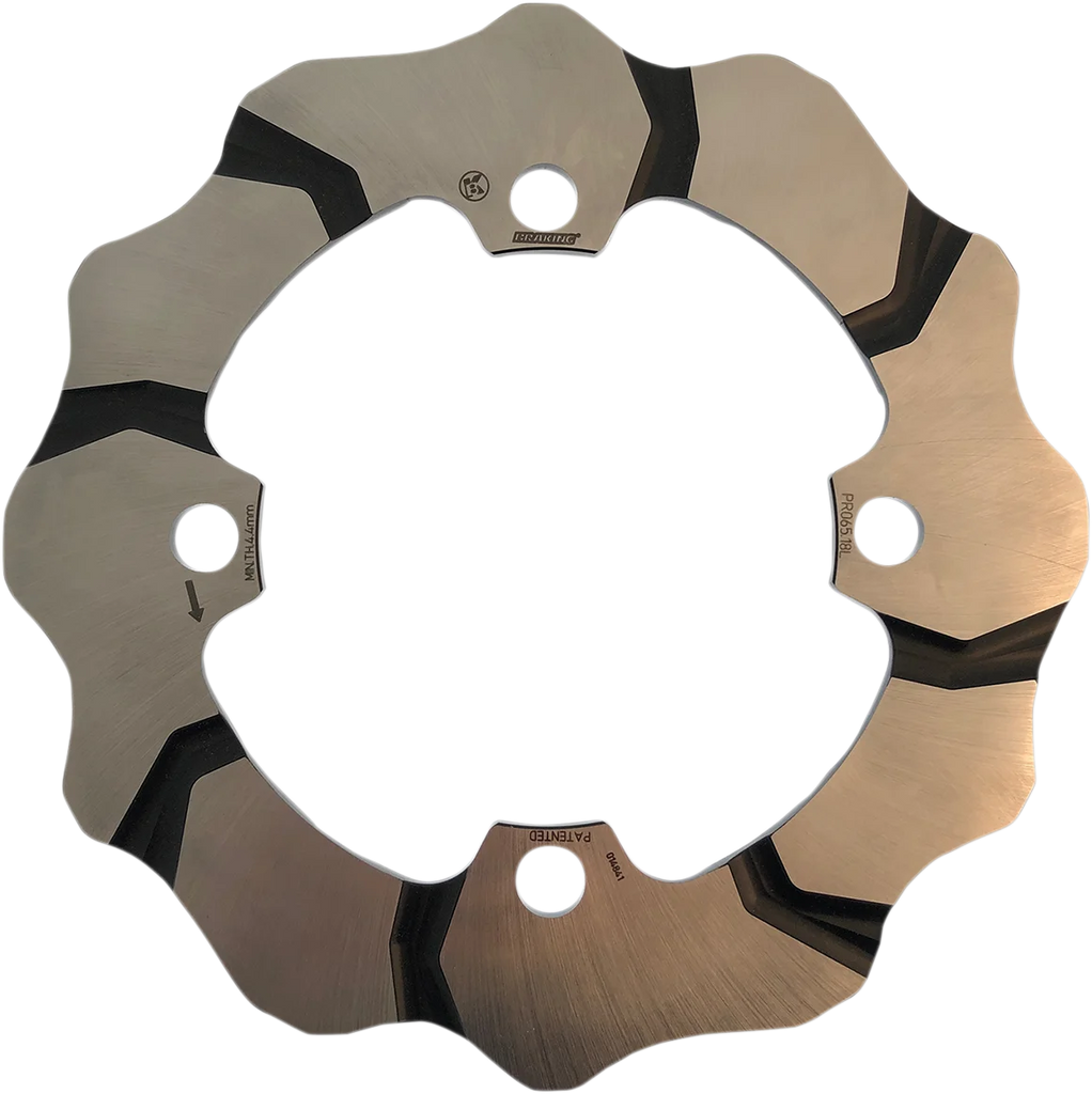 Braking UTV Brake Rotor - Polaris BY9015 - Side View