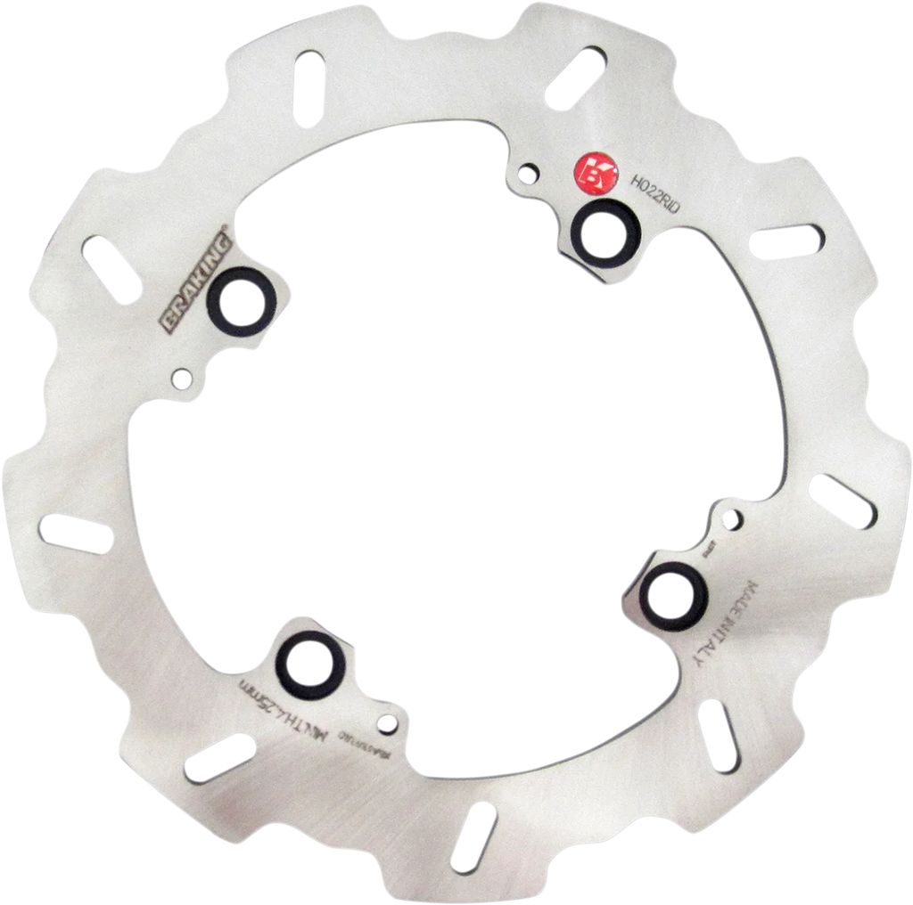 BrakingBrake Rotor - Rear - HO22RIDHO22RID - Side View