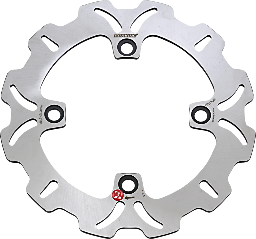 BrakingBrake Rotor - Yamaha - YA30FIDYA30FID - Side View