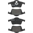 Load image into Gallery viewer, Brembo 00-06 Volvo S60/ Volvo V70/ Volvo XC70/ Volvo S80 Rear Low-Met Brake Pad - Side View