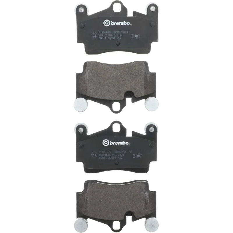 Brembo 04-09 Audi Q7/ Porsche Cayenne/ Volkswagen Touareg Rear Low-Met Brake Pad - Side View