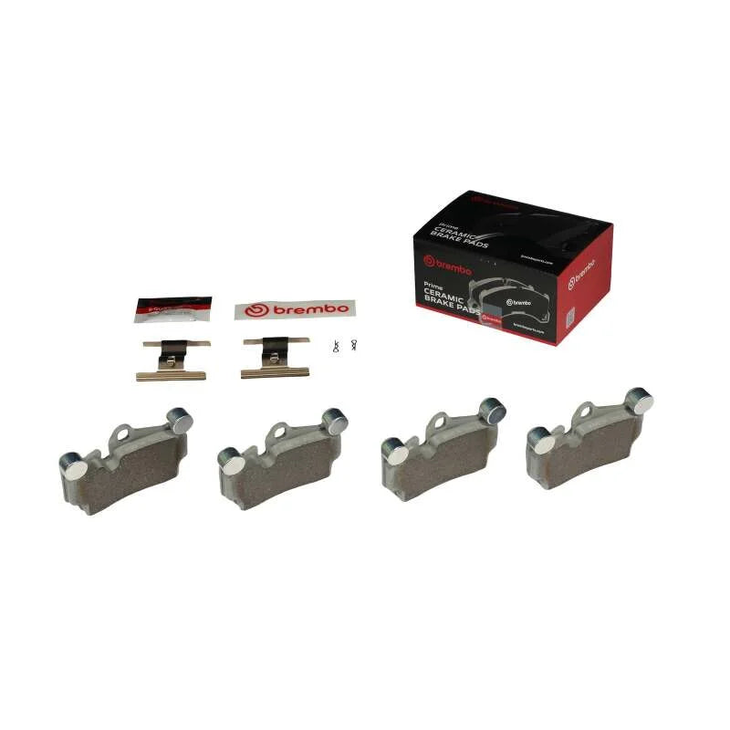 Brembo 04-09 Audi Q7/ Porsche Cayenne/ Volkswagen Touareg Rear NAO Brake Pad - Back View
