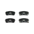 Load image into Gallery viewer, Brembo 07-10 Kia Sedona/ Hyundai Veracruz Rear NAO Brake Pad - Back View
