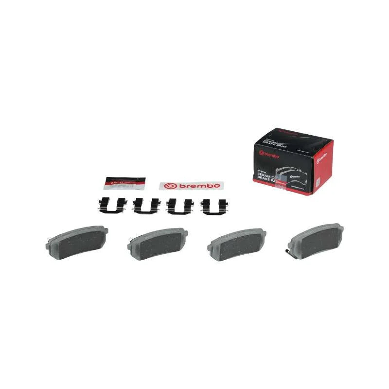 Brembo 07-10 Kia Sedona/ Hyundai Veracruz Rear NAO Brake Pad - Installation View