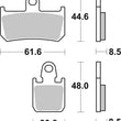 Load image into Gallery viewer, Brembo 07-14 Yamaha YZF R1 (4-pad) 1000cc Sinter Brake Pad - Front
