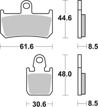 Load image into Gallery viewer, Brembo 07-14 Yamaha YZF R1 (4-pad) 1000cc Sinter Brake Pad - Front