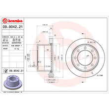 Load image into Gallery viewer, Brembo 07-17 Lexus LS460 Rear UV Coated Rotor