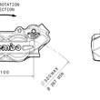 Load image into Gallery viewer, Brembo 08-10 Ducati 848/07-08 Monster 695/2008-2014 Monster 696 P4.32 Brake Caliper - Front Right - Side View