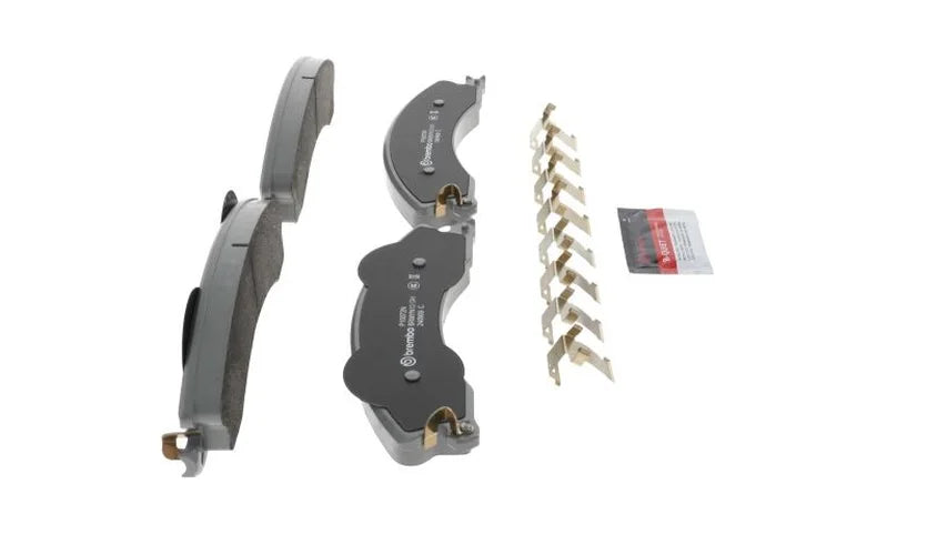 Brembo 09-17 Chevrolet Silverado 2500 HD/GMC Sierra 2500 HD/Silverado 3500 HD Front NAO Brake Pad - Additional View 6