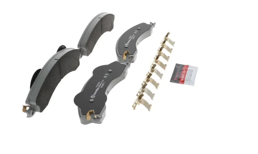 Brembo 09-17 Chevrolet Silverado 2500 HD/GMC Sierra 2500 HD/Silverado 3500 HD Front NAO Brake Pad - Additional View 9