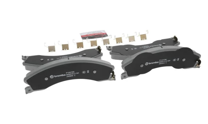 Brembo 09-17 Chevrolet Silverado 2500 HD/GMC Sierra 2500 HD/Silverado 3500 HD Front NAO Brake Pad - Additional View 12