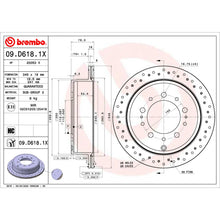 Load image into Gallery viewer, Brembo 14-20 Infiniti QX60/15-22 Nissan Murano/13-20 Nissan Pathfinder Front UV Coated Rotor