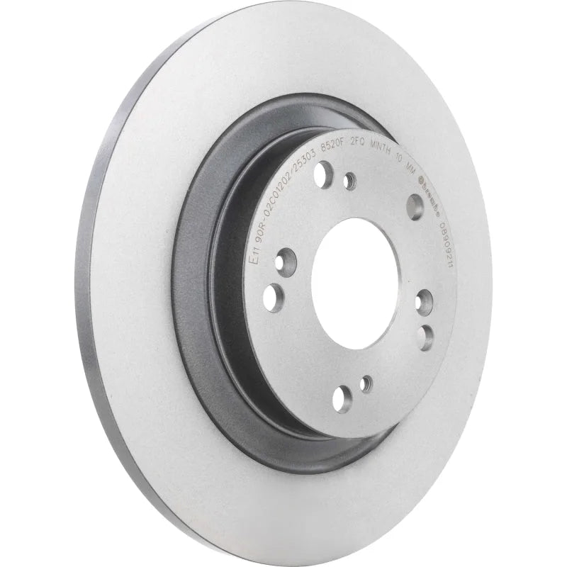 Brembo 15-18 Porsche Macan Front Grooved UV Coated Rotor